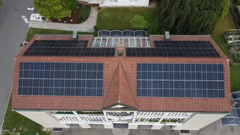 Impianto fotovoltaico da 24.8 kWp realizzato da Matasci Sagl a Claro
