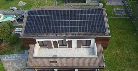 Impianto fotovoltaico da 7.74 kWp realizzato da Matasci Sagl a Biasca