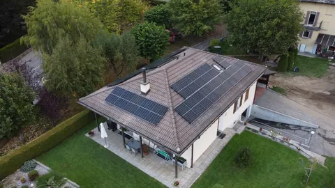 Impianto fotovoltaico da 14.62 kWp realizzato da Matasci Sagl a Olivone