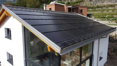 Impianto fotovoltaico da 11.55 kWp realizzato da Matasci Sagl a Malvaglia