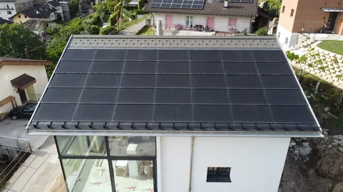 Impianto fotovoltaico da 11.55 kWp realizzato da Matasci Sagl a Malvaglia