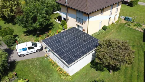 Impianto fotovoltaico da 10.32 kWp realizzato da Matasci Sagl a Contone