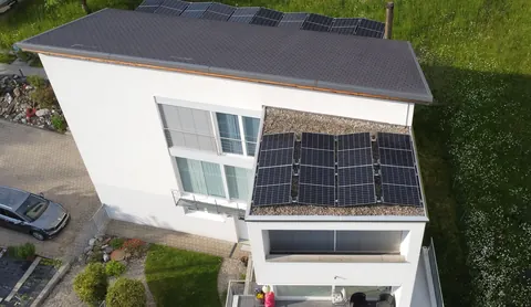 Impianto fotovoltaico da 7.74 kWp realizzato da Matasci Sagl a Olivone