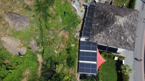 Impianto fotovoltaico da 6.18 kWp realizzato da Matasci Sagl a Semione