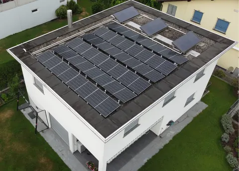 Impianto fotovoltaico da 10.32 kWp realizzato da Matasci Sagl a Gordola