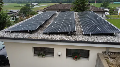 Impianto fotovoltaico da 7.88 kWp realizzato da Matasci Sagl a Malvaglia