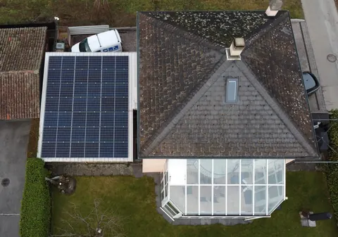 Impianto fotovoltaico da 9.4 kWp realizzato da Matasci Sagl a Gordola